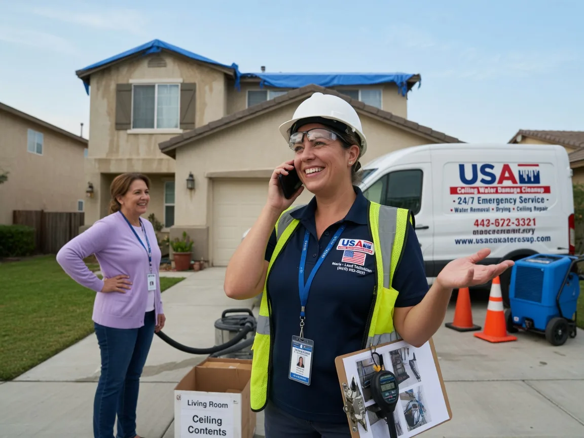 Ceiling Water Damage Restoration Melissa, TX FAQs
